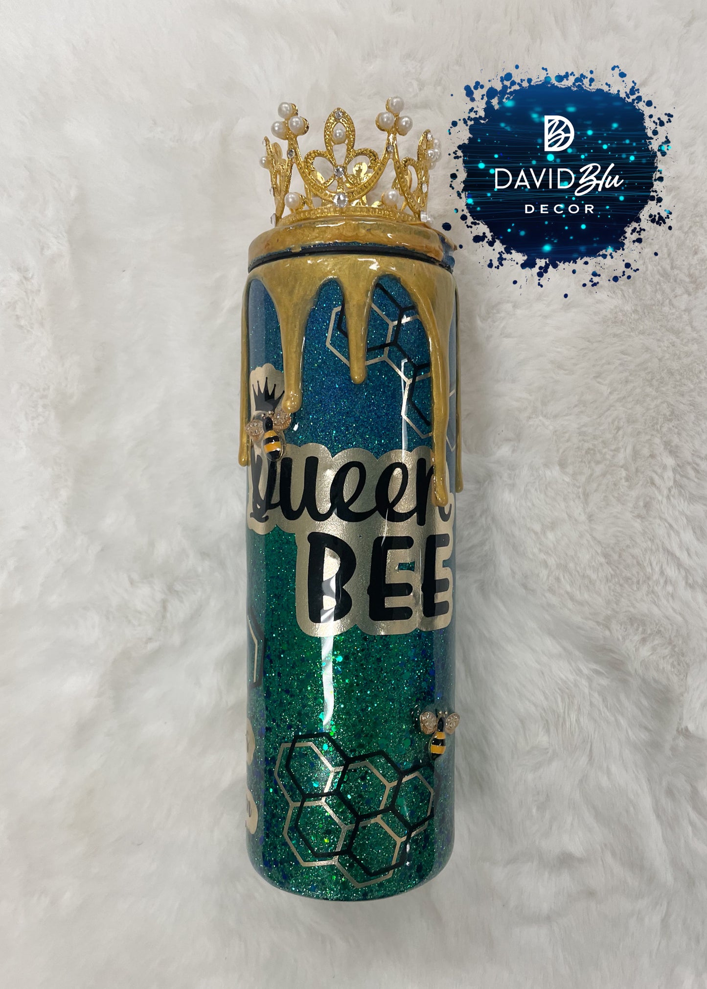 QUEEN BEE HONEY DRIP TUMBLER