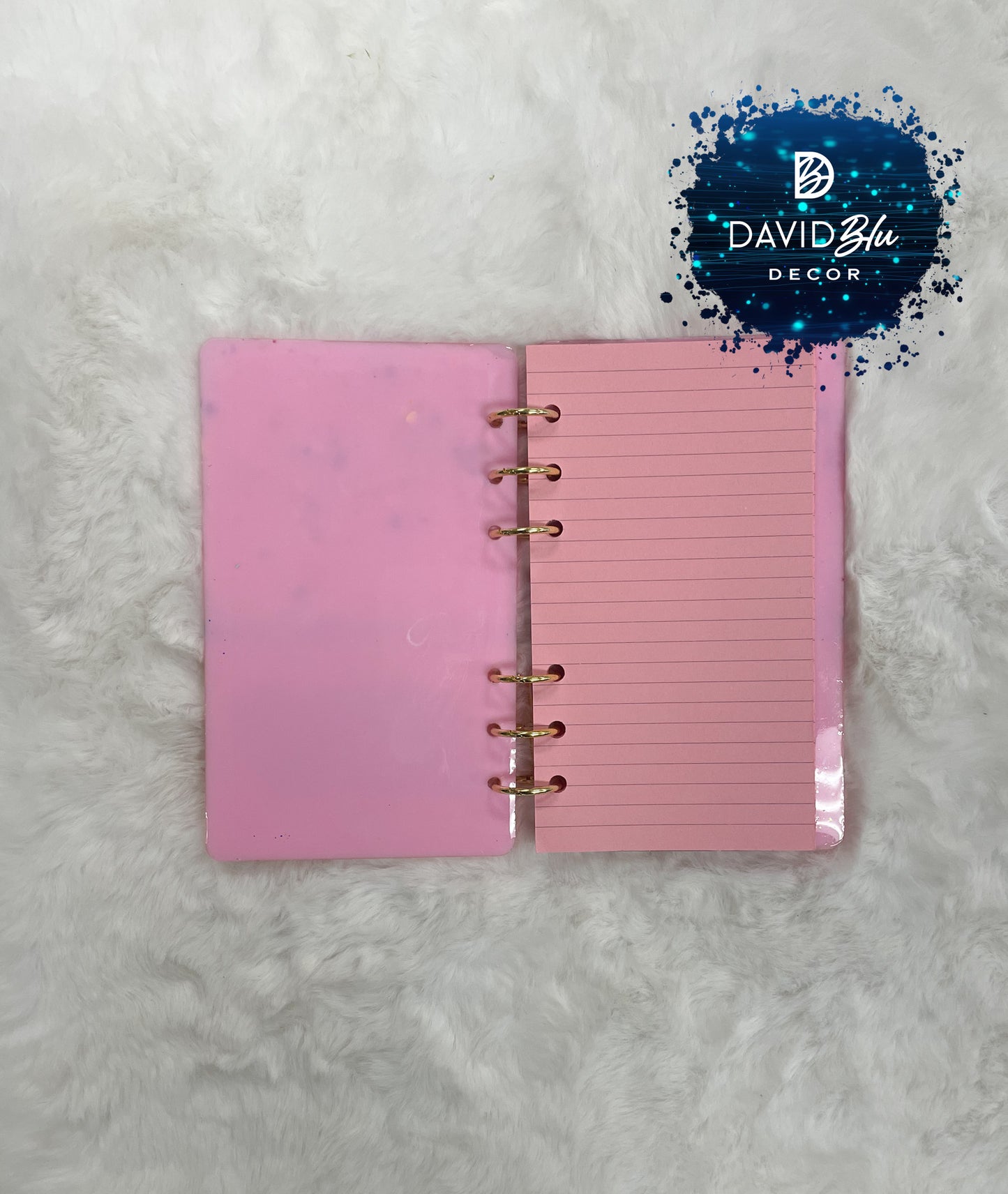 SPRINKLES RESIN NOTEBOOK