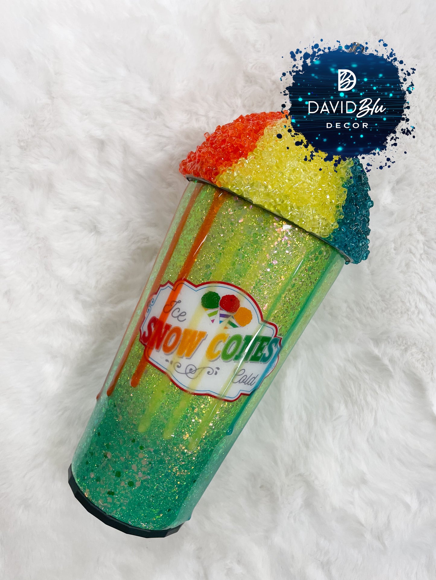 SNOW CONE GREEN TUMBLER