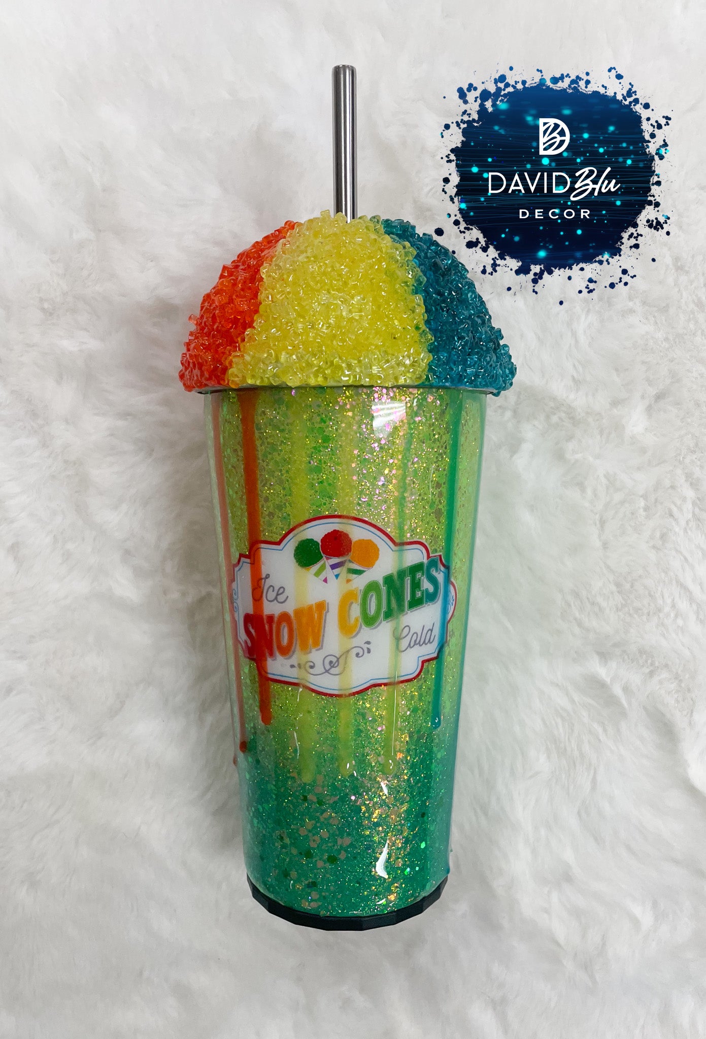 SNOW CONE GREEN TUMBLER