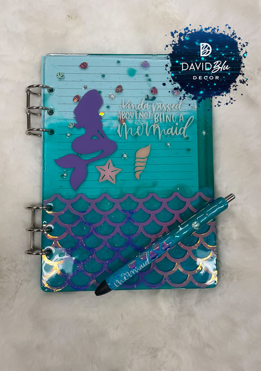 MERMAID RESIN NOTEBOOK