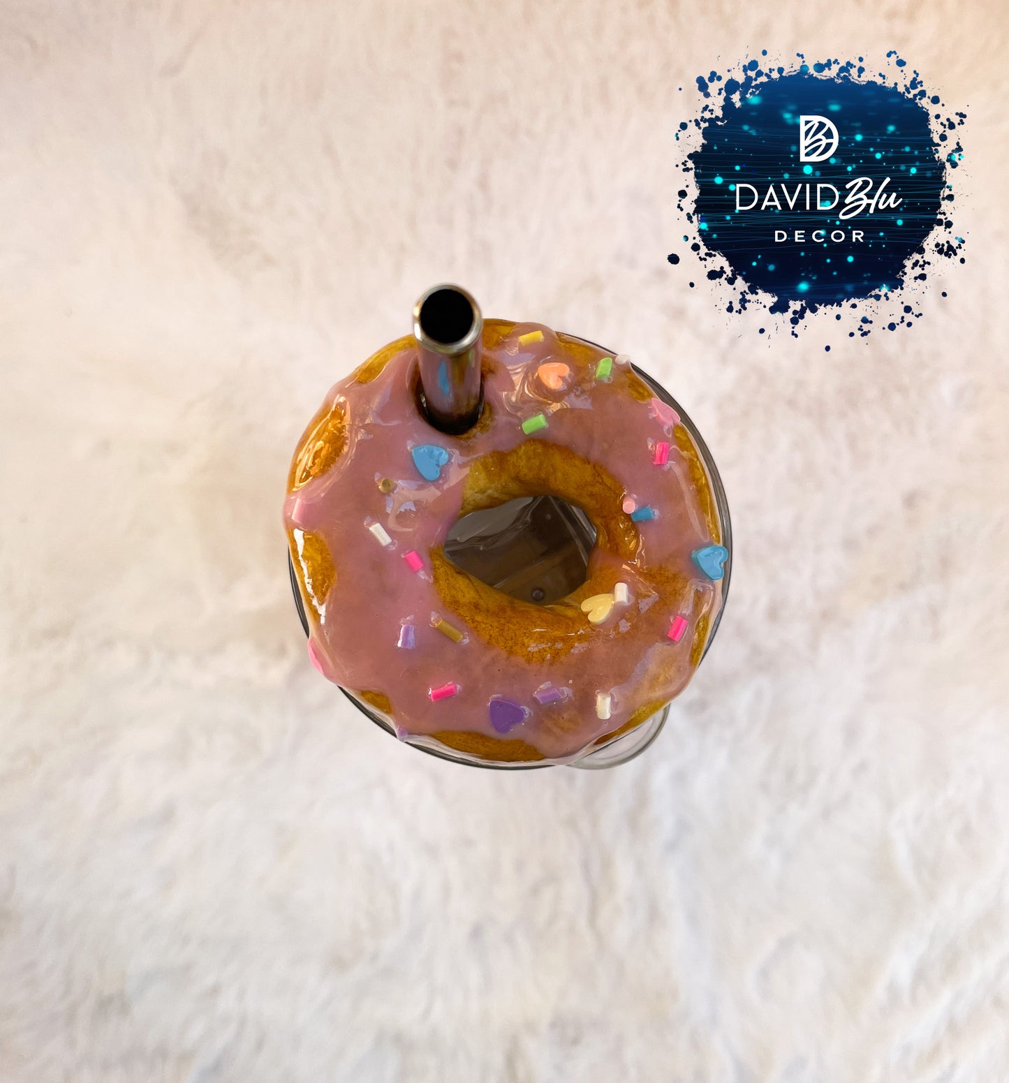 DONUT WORRY BE HAPPY ZIPPER TUMBLER