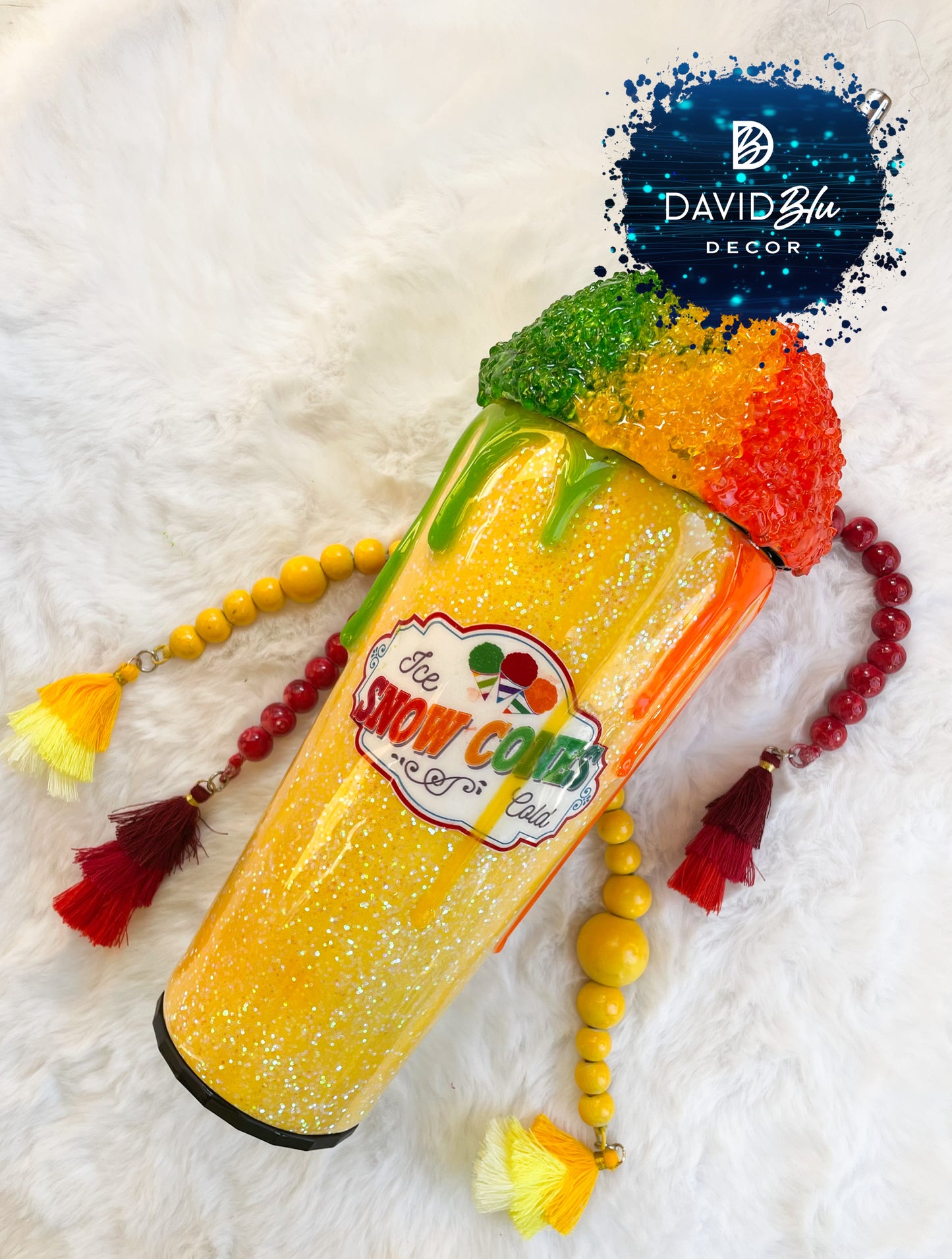 SNOW CONE YELLOW TUMBLER