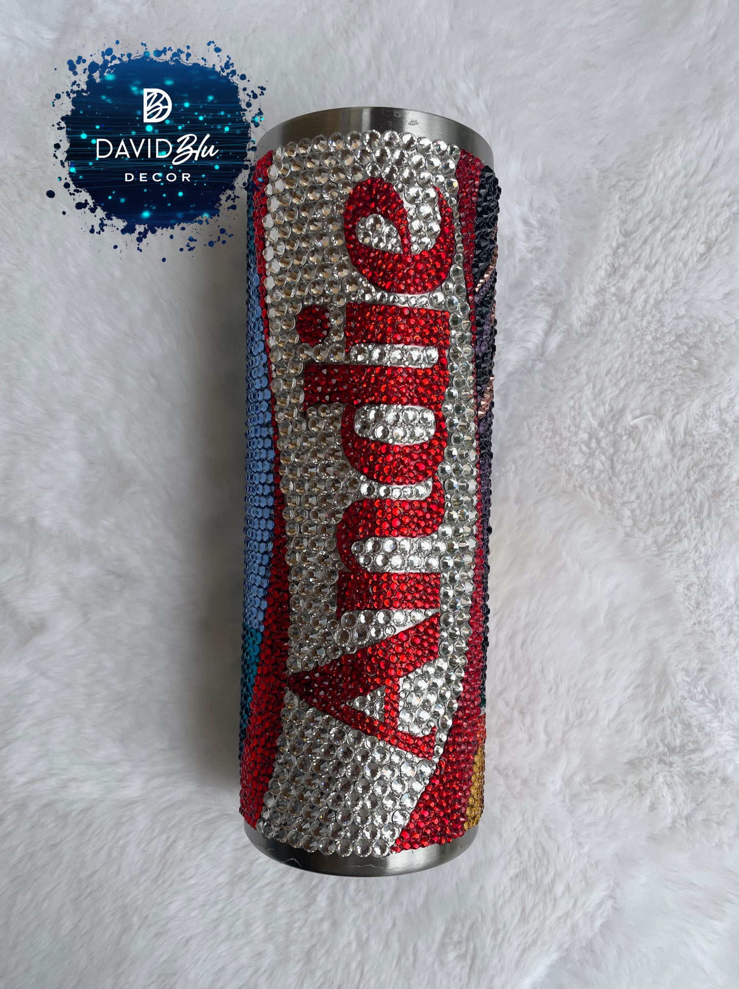 FULL BLING CUSTOM ART TUMBLER